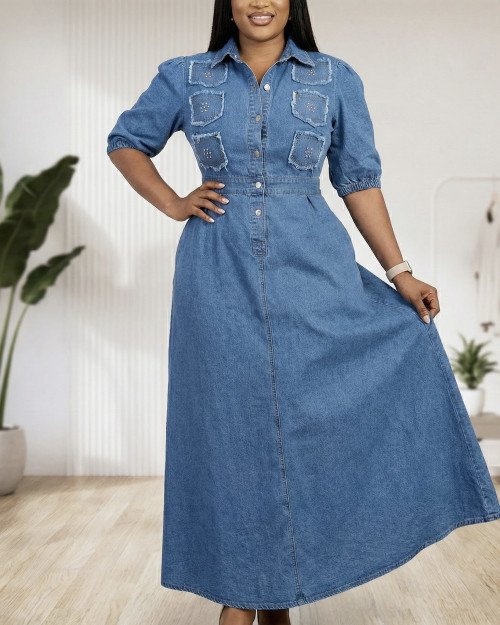 Robe Longue jeans