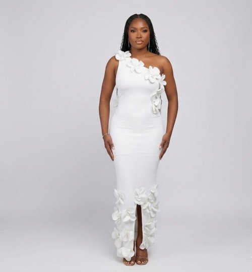 Robe Florale blanche
