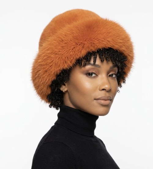 Bonnet en Fourrure Élégant