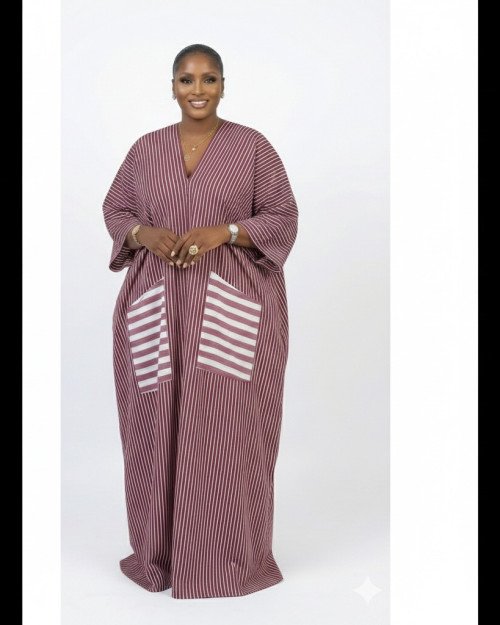 Le Caftan Héritage à Rayures