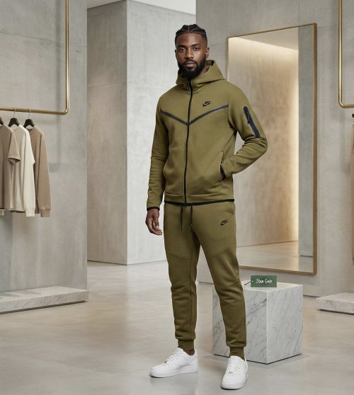 Ensemble jogging Nike vert