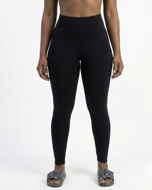 collant taille haute noir