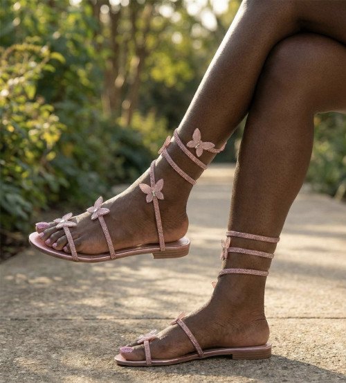 Sandales papillon