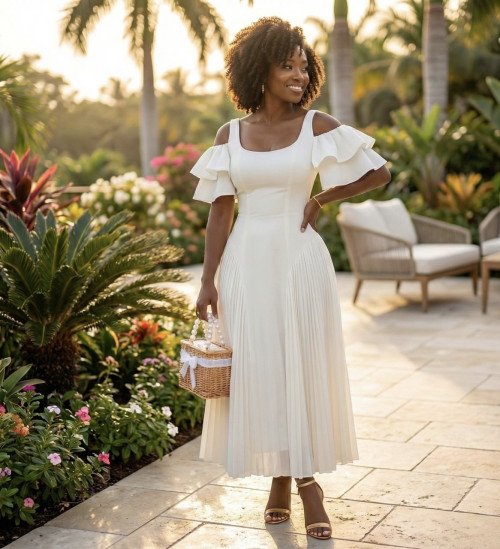 Robe élégante blanche