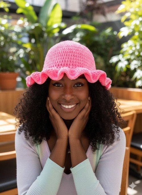 Chapeau tricotée en pure laine