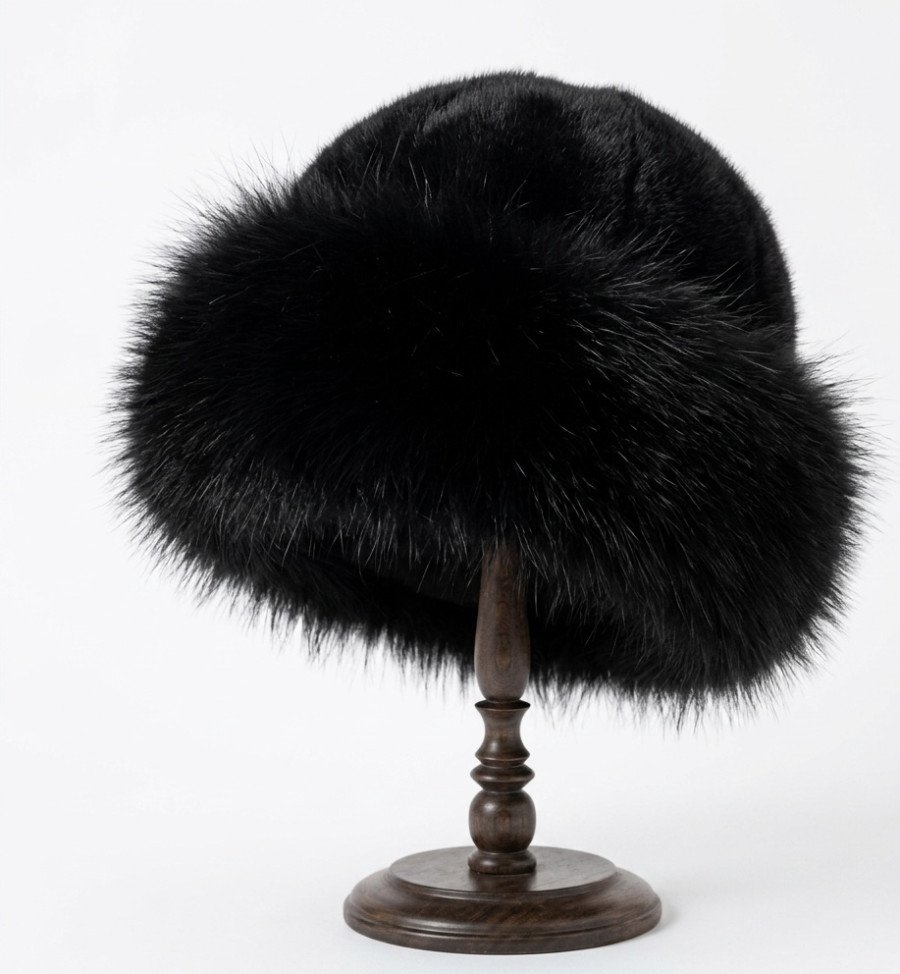 Bonnet en Fourrure Élégant