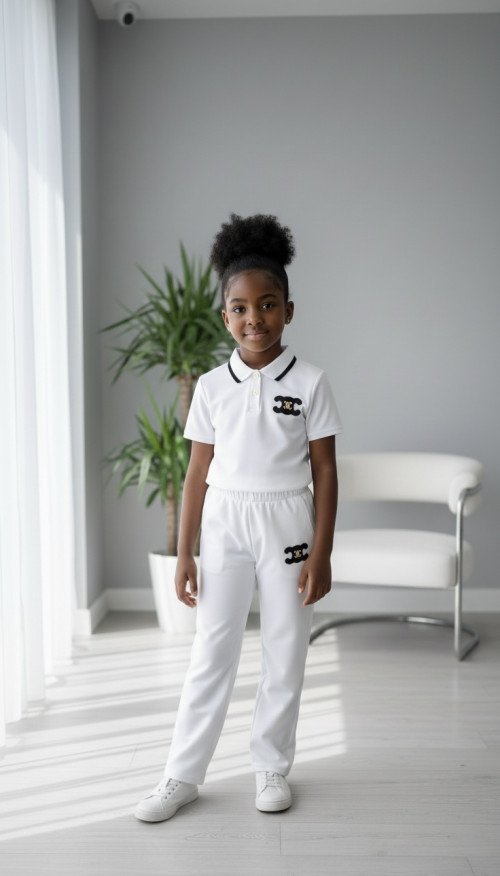Ensemble urbain blanc pour enfant