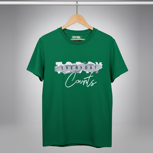 Tee shirt everyday vert, t-shirt everyday vert, t.shirt everyday vert