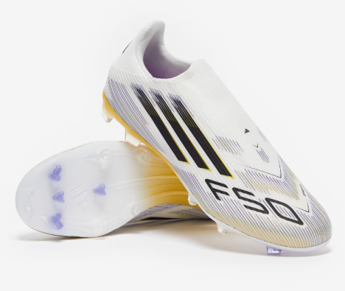 Adidas F50 League Laceless FG/MG Blanc