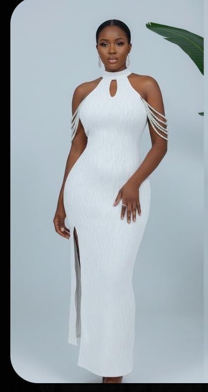 Robe de soirée blanche