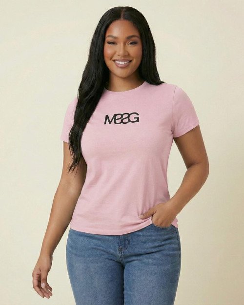 T-shirt Mssg rose