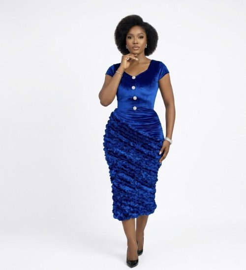 Robe Cocktail  en Velours