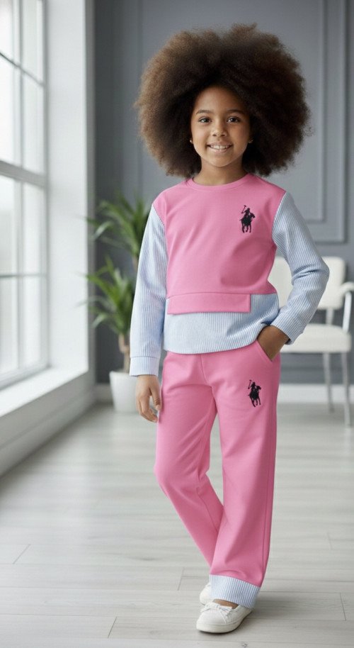 Ensemble polo junior rose