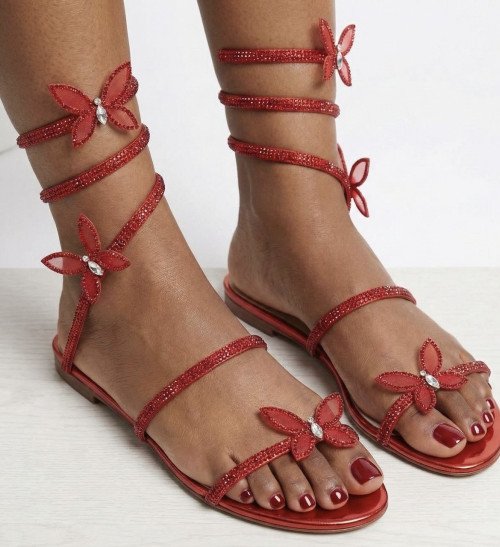 Sandales papillon
