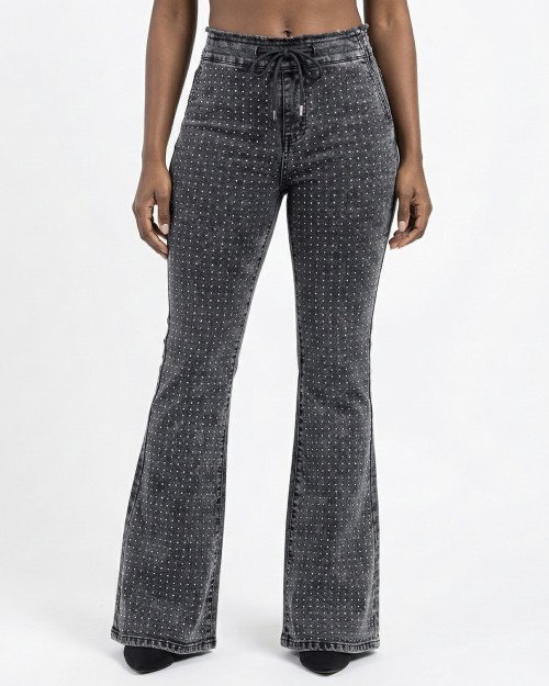 Le Jean Flare "Diamant Noir"
