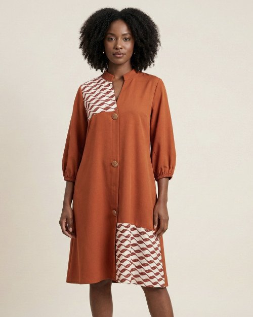 Robe-Tunique – Terracotta