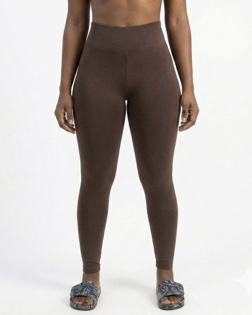 Collant galbe parfait marron