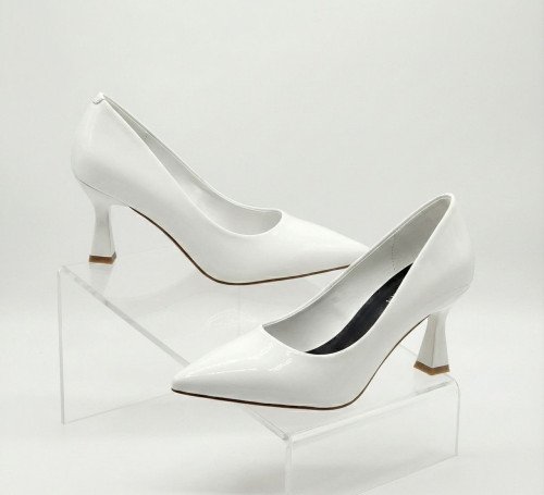 Escarpins brillant blanc