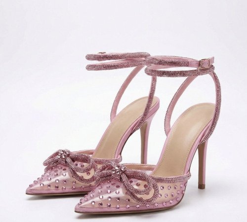 Escarpins éclat rose