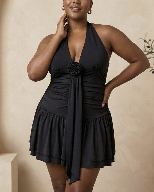 Robe courte Sienna noir