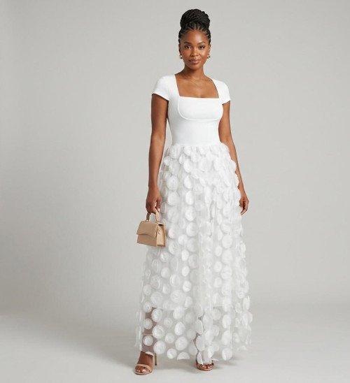 Robe dentelle blanche