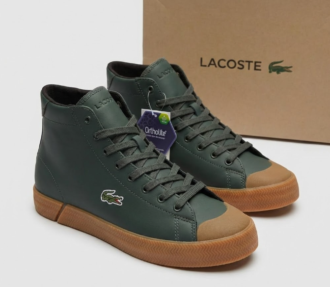 Basket Lacoste Gripshot Mid Dark Green