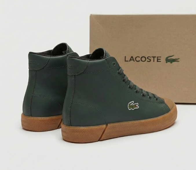 Basket Lacoste Gripshot Mid Dark Green