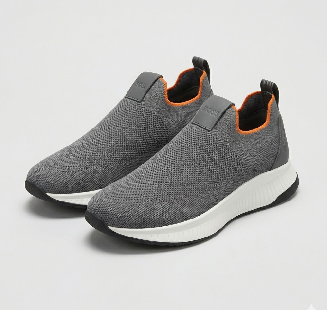 Baskets Slip-on Gris