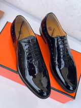 Richelieu/ Oxford en cuir verni